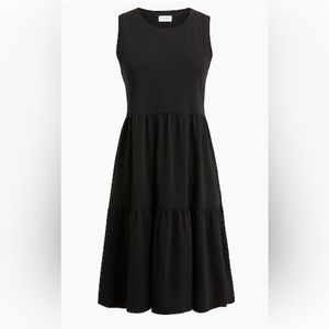 NWT Sleeveless knit tiered mini dress